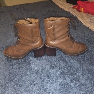 Thursday Boot Co. Rebel Brown Leather Lace-Up Ankle Boots Women's Size 9